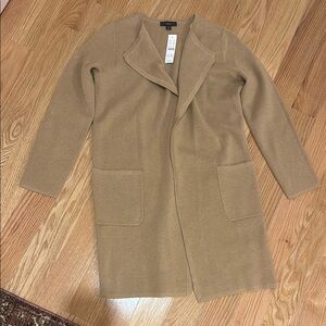 J. Crew Camel Open Front Cardigan